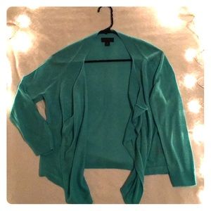 Turquoise cardigan
